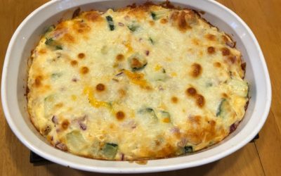 Cheesy Chicken & Zucchini Bake