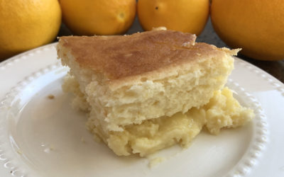 Lemon Puff Pudding Cake