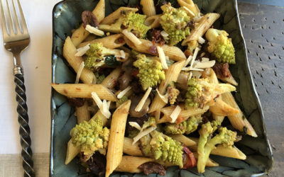 Pasta Romanesco with Kalamata Olives and Sundried Tomatoes