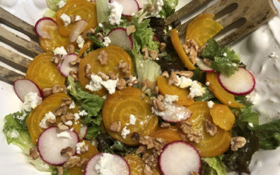 Roasted Beet and Goat Cheese Salad