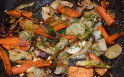 Roasted Fennel, Turnips and Carrots