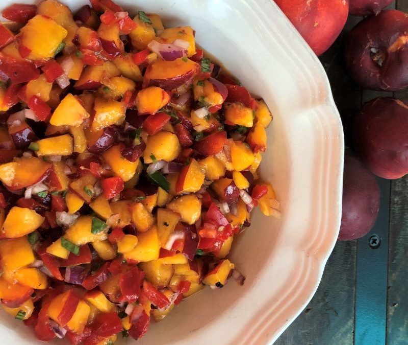 Peach and Nectarine Salsa