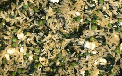 Quick Lemon Orzo with Spinach, Feta and Dill