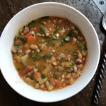 Bowl of Black Eyed Pea Soup