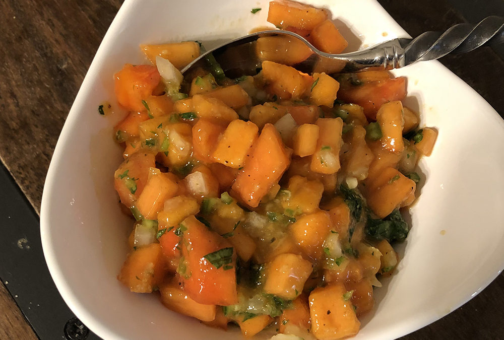 Ginger Persimmon Relish (Salsa)