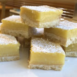 Lemon Bars on a plate