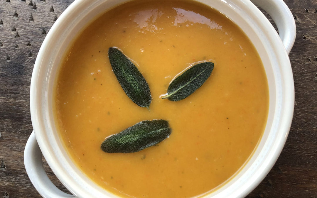 Double Sage Butternut Squash Soup