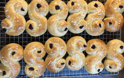 Lussekatter – a Swedish Saffron Bun for St. Lucia Day